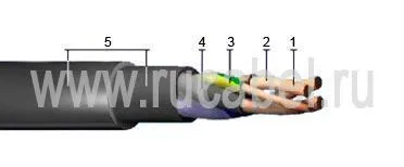 Кабель КГОТ 3х10+1x4