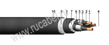 Кабель КШВГТ 3х120+3х16